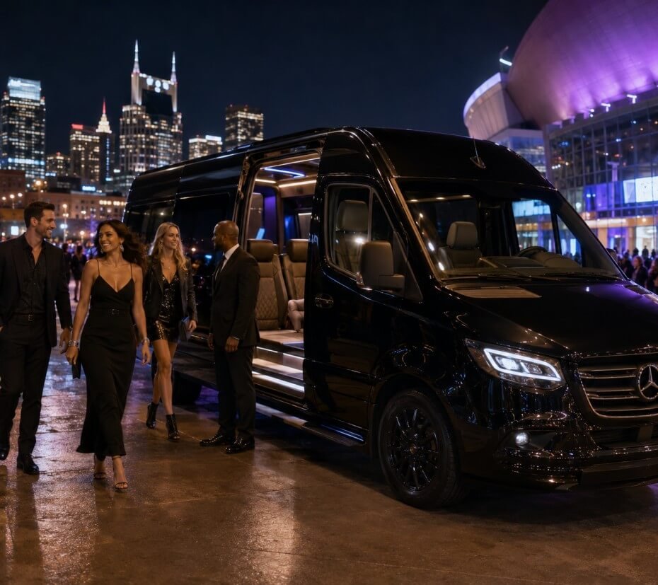 Sprinter Limo For Groups, Parties, And VIP Concert Nights