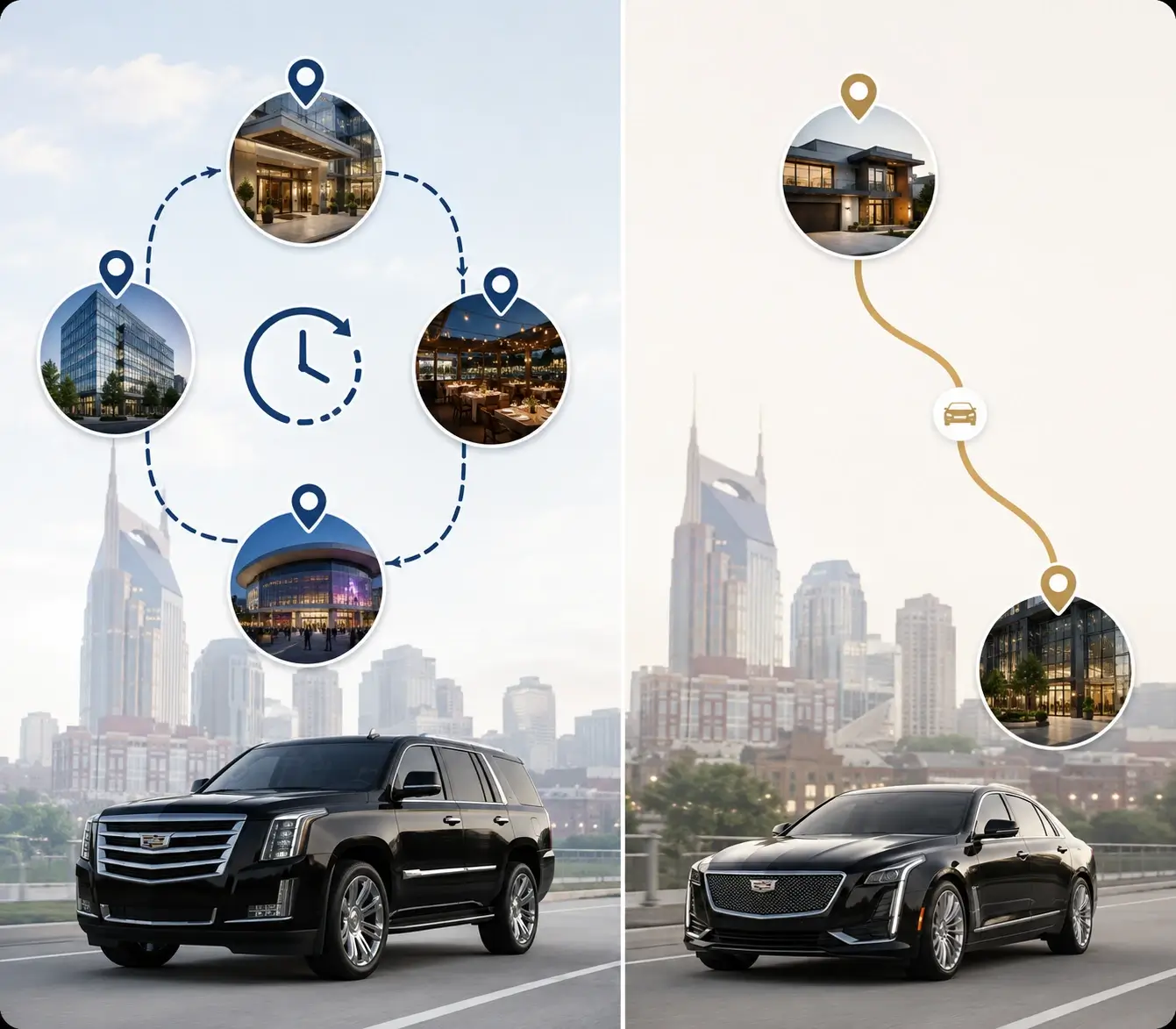 Hourly Transportation vs. Point-to-Point Service