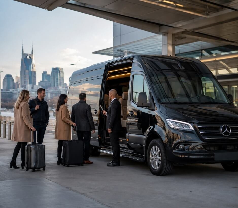 Nashville Airport Group Transportation With A Sprinter Van
